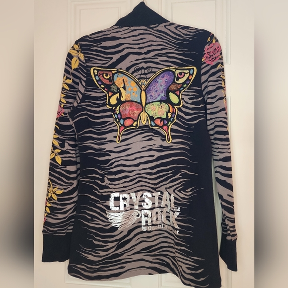 Crystal Rock Zipped Cardigan/Jacket (NWOT) - Picture 3 of 10